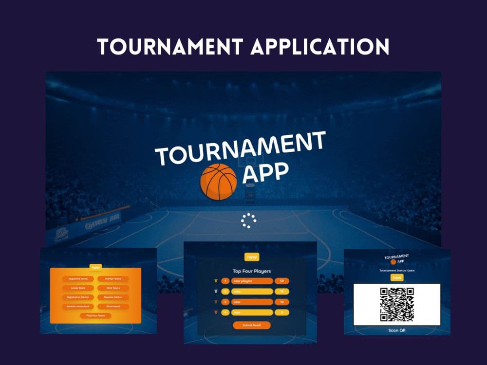 Basketball Tournament App for Restaurant Chain project showcase
